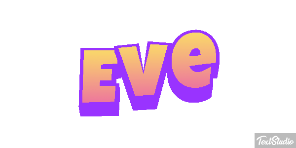 Ève Text effect