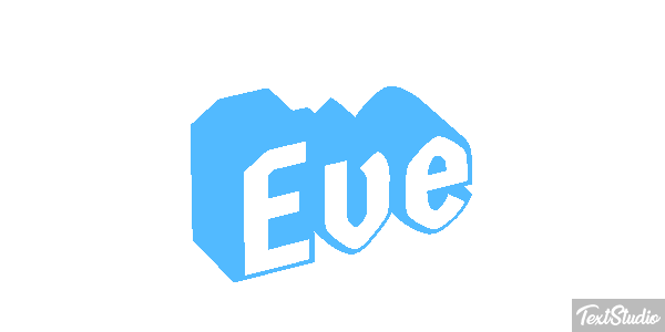 Ève Text effect