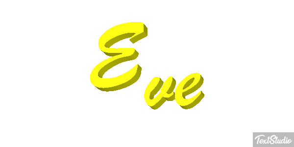 Ève Text effect