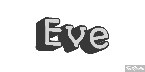 Ève Text effect