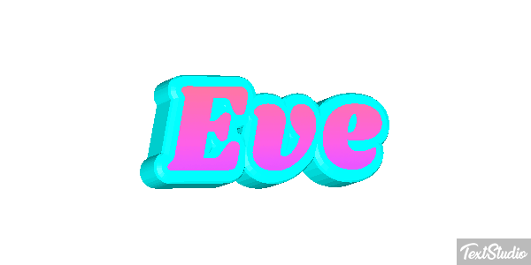 Ève Text effect