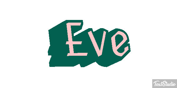 Ève Text effect