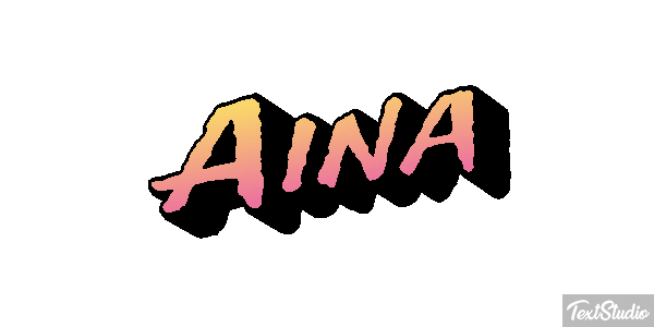 Aina Effetto testo