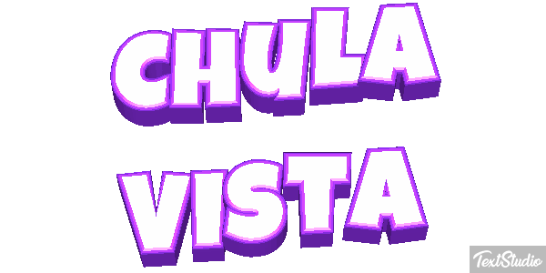 Chula Vista Efeito do texto