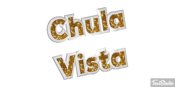 Chula Vista Efeito do texto