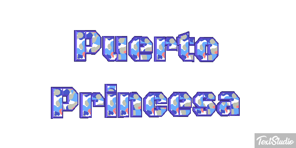 Puerto Princesa Efekt tekstowy