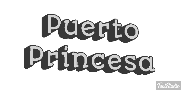 Puerto Princesa Efekt tekstowy