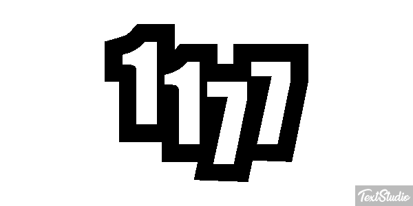 1177 Text effect