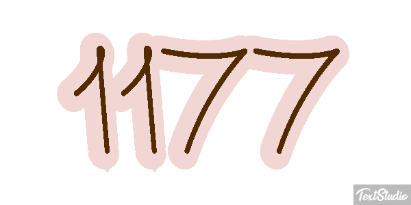 1177 Text effect