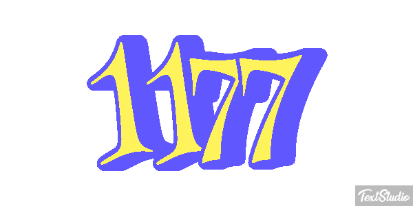 1177 Text effect