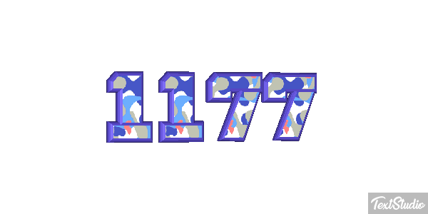 1177 Text effect
