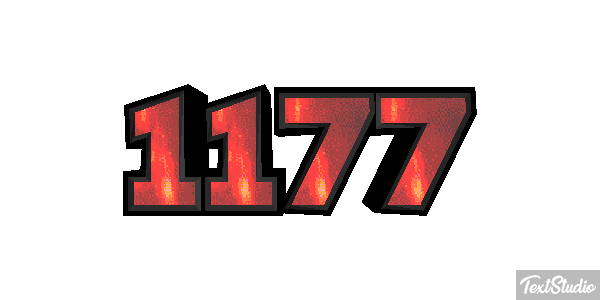 1177 Text effect