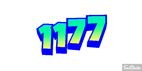 1177 Text effect