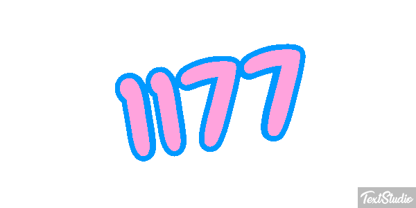 1177 Text effect