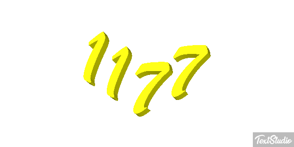 1177 Text effect