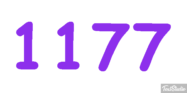 1177 Text effect