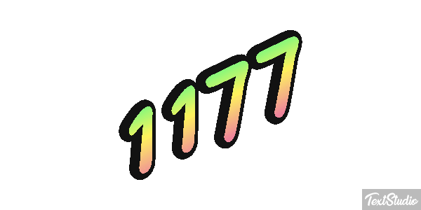 1177 Text effect
