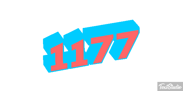 1177 Text effect
