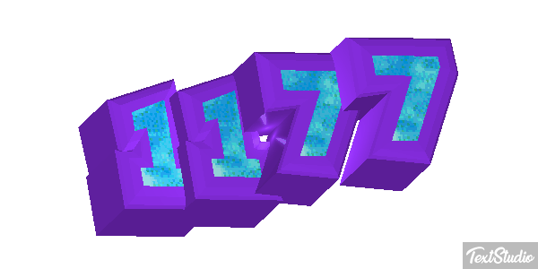 1177 Text effect