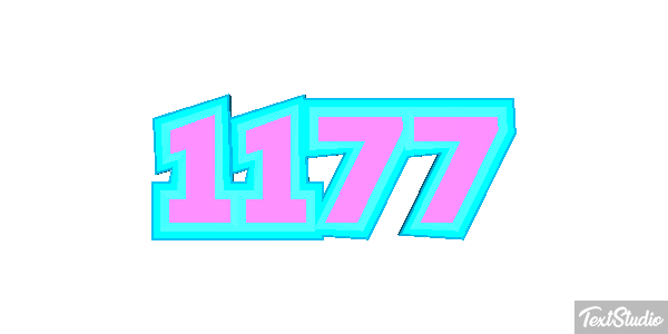 1177 Text effect