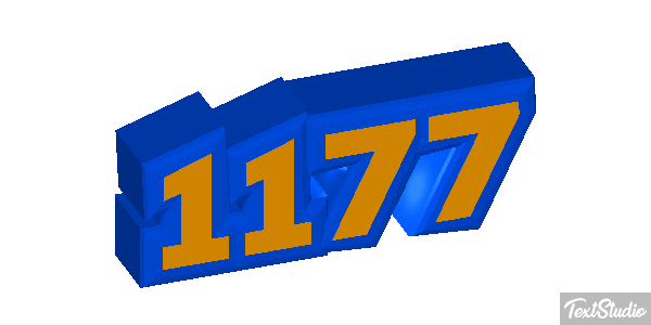 1177 Text effect