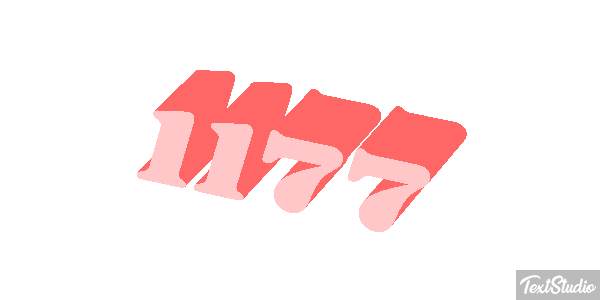 1177 Text effect