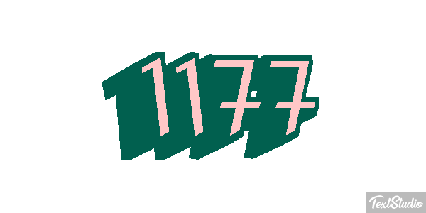 1177 Text effect