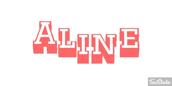 Aline テキスト効果