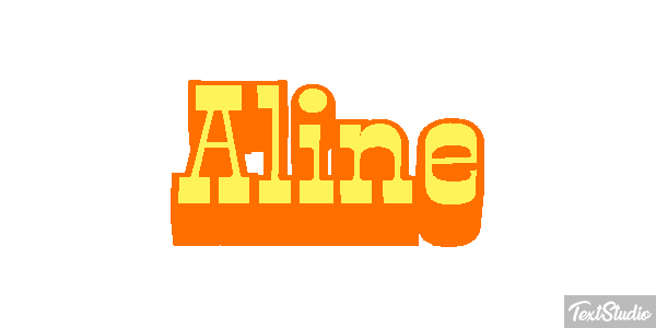 Aline テキスト効果