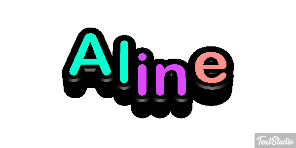 Aline テキスト効果