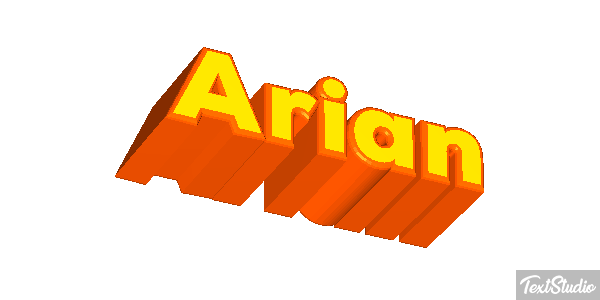 Arian Text effect