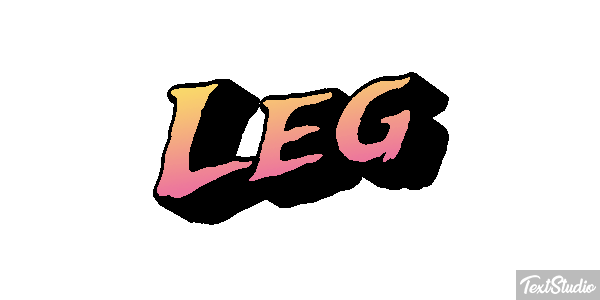 Leg Efeito do texto