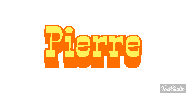 Pierre Text effect