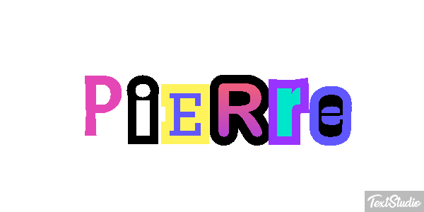 Pierre Text effect