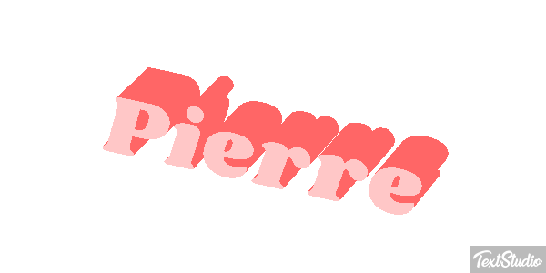 Pierre Text effect