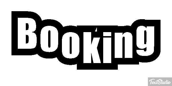 Booking Efeito do texto