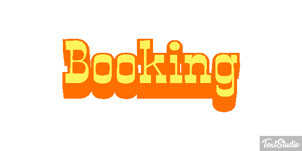 Booking Efeito do texto
