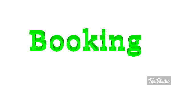Booking Efeito do texto