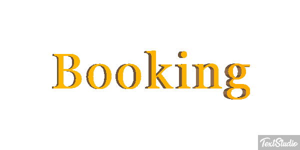 Booking Efeito do texto
