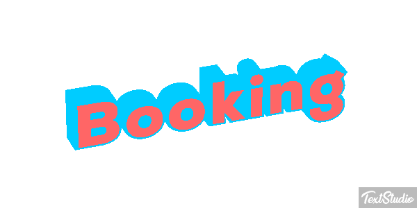 Booking Efeito do texto
