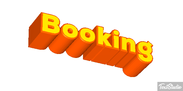 Booking Efeito do texto