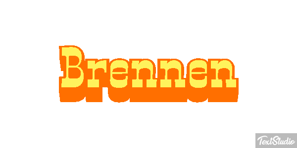 Brennen Text effect