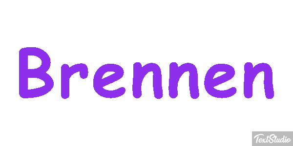 Brennen Text effect