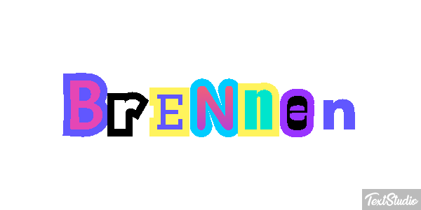 Brennen Text effect