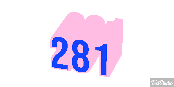 281 Effet de texte