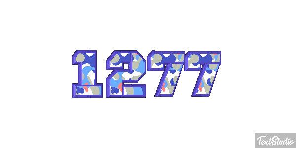 1277 Tekst effect