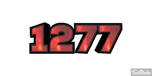 1277 Tekst effect