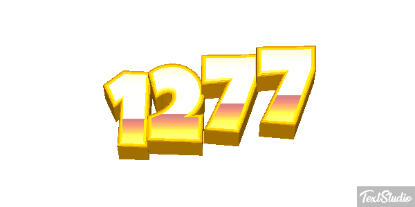 1277 Tekst effect