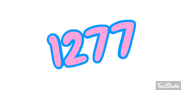 1277 Tekst effect
