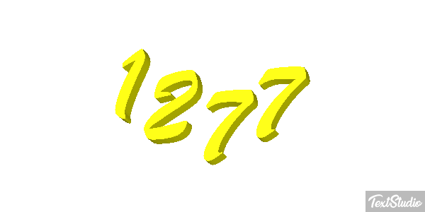 1277 Tekst effect